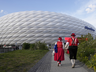 Fanúšikovia Bayernu Mníchov prichádzajú do Alianz Arény na prvý zápas semifinále Ligy majstrov