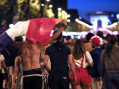 Radosť francúzskych fanúšikov po postupe do finále