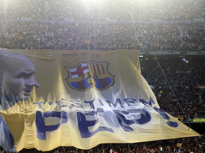 Choreo fanúšikov Barcelony