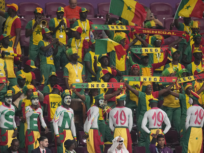 Fanúšikovia Senegalu na MS v Katare