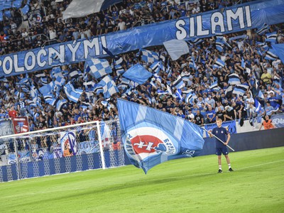 Snímka z prvého zápasu play off Európskej ligy ŠK Slovan Bratislava - PAOK Solún
