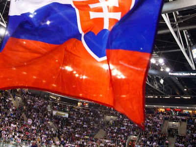 Fanúšikovania Slovenska počas prípravného