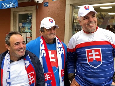 Slovenskí fanúšikovia v Chorvátsku