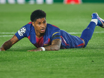 Frustrovaný Marcus Rashford na