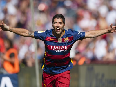 Luis Suárez sa raduje z gólu