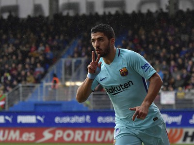 Futbalista FC Barcelona Luis Suarez