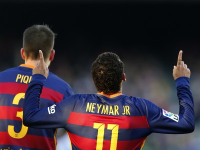 Neymar sa raduje z gólu