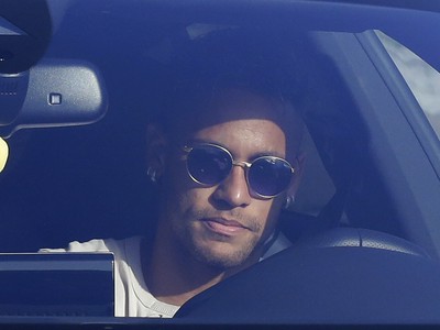 Neymar v tréningovom centre Barcelony