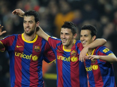 Sergio Busquets so spoluhráčmi
