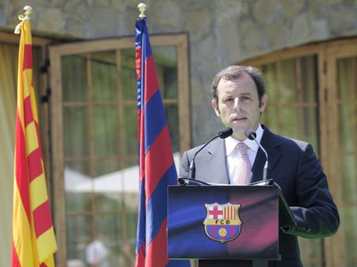 Klubový prezident FC Barcelona Sandro Rosell