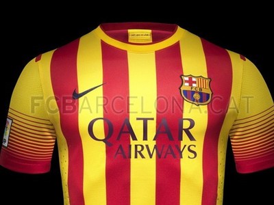 Nový žlto-červený dres Barcelony