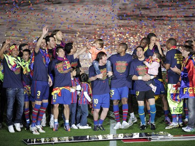 FC Barcelona získala titul, 16.5.2010