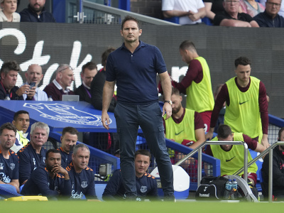 Tréner Evertonu Frank Lampard