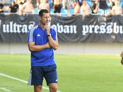 Na snímke tréner FC Nitra Gergely Geri