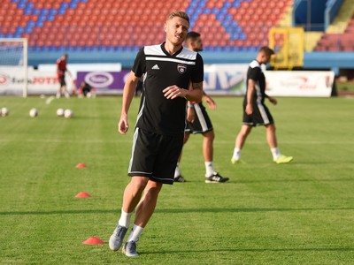 Na snímke kapitán Trnavy Bogdan Mitrea