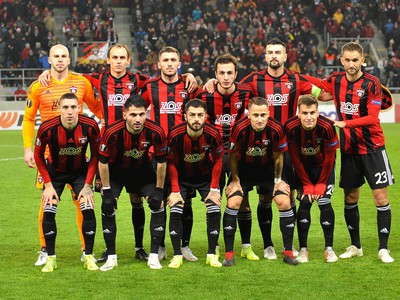 Futbalisti FC Spartak Trnava pred súbojom s Fenerbahce