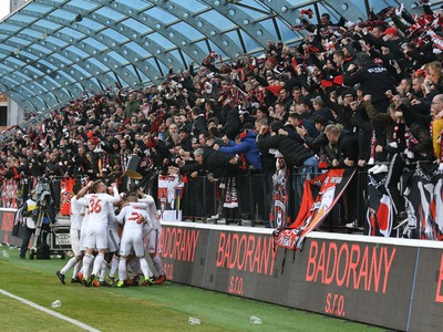 Radosť hráčov FC Spartak Trnava