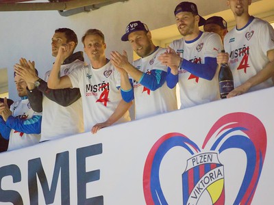 FC Viktoria Plzeň s triom Slovákov sa stala českým majstrom