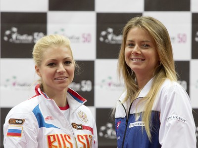 Maria Kirilenková a Daniela Hantuchová