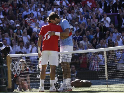 Roger Federer a Del Potro