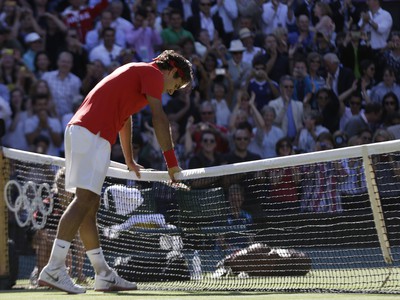 Roger Federer a Del Potro