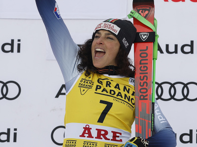 Talianska lyžiarka Federica Brignoneová 