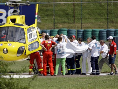Felipe Massa počas prevozu