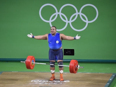 Brazílsky vzpierač Fernando Reis