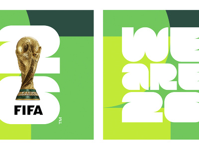 Na snímke logo a slogan futbalových majstrovstiev sveta 2026 v USA, Kanade a Mexiku