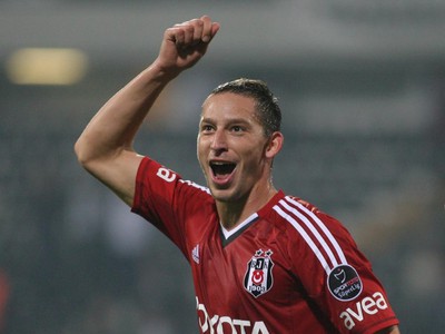 Filip Hološko sa raduje po góle do siete Mersinu