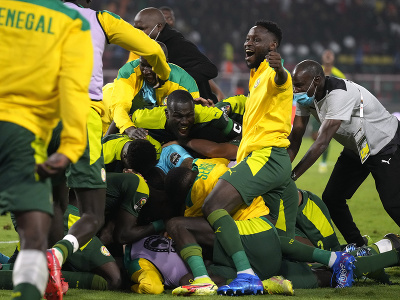 Oslavy hráčov Senegalu z triumfu v Africkom pohári národov