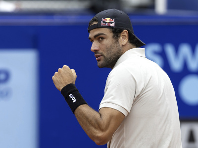 Matteo Berrettini a jeho víťazná radosť