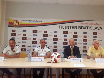 Tlačová konferencia FK Inter Bratislava pre začiatkom nového ligového ročníka