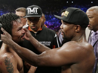 Manny Pacquiao a Floyd Mayweather Jr.