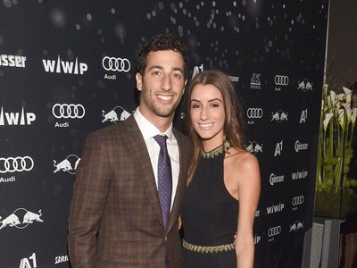 Daniel Ricciardo a Jemma Boskovichová