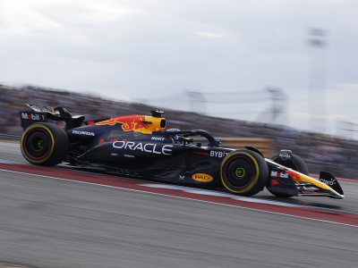 Max Verstappen na okruhu