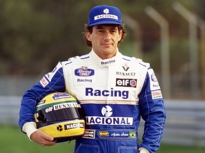 Legendárny pilot F1 Ayrton Senna