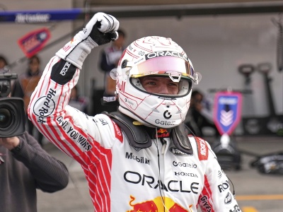 Max Verstappen s víťazným