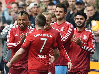 Franck Ribéry so spoluhráčmi