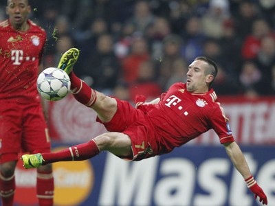 Franck Ribéry v akrobatickej