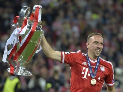 Franck Ribéry s trofejou