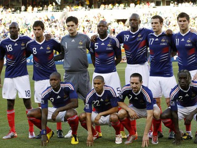 Tím Francúzska pred zápasom