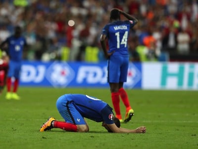 Smútok francúzskych hráčov