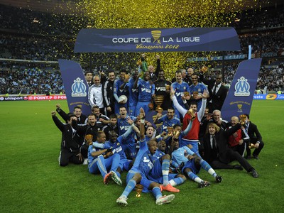 Oslavy hráčov Marseille