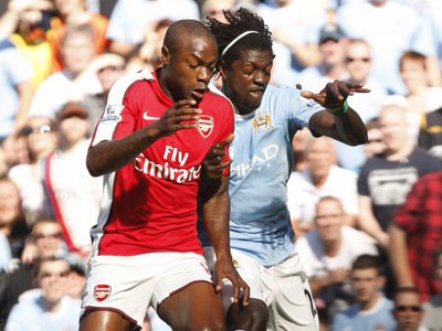 Emanuel Adebayor a William Gallas