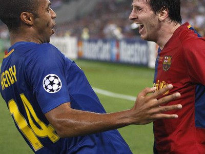 futbal LM, Messi, Henry,