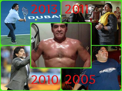 Maradona v priebehu rokov