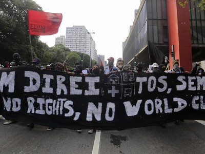 Protesty proti majstrovstvám sveta vo futbale