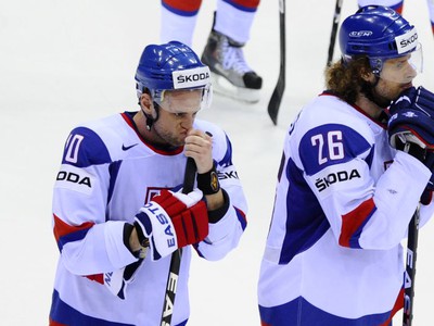 Smutní Marián Gáborík a Michal Handzuš