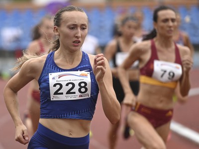 Gabriela Gajanová vyhrala beh na 800 m žien na 72. majstrovstvách SR v atletike